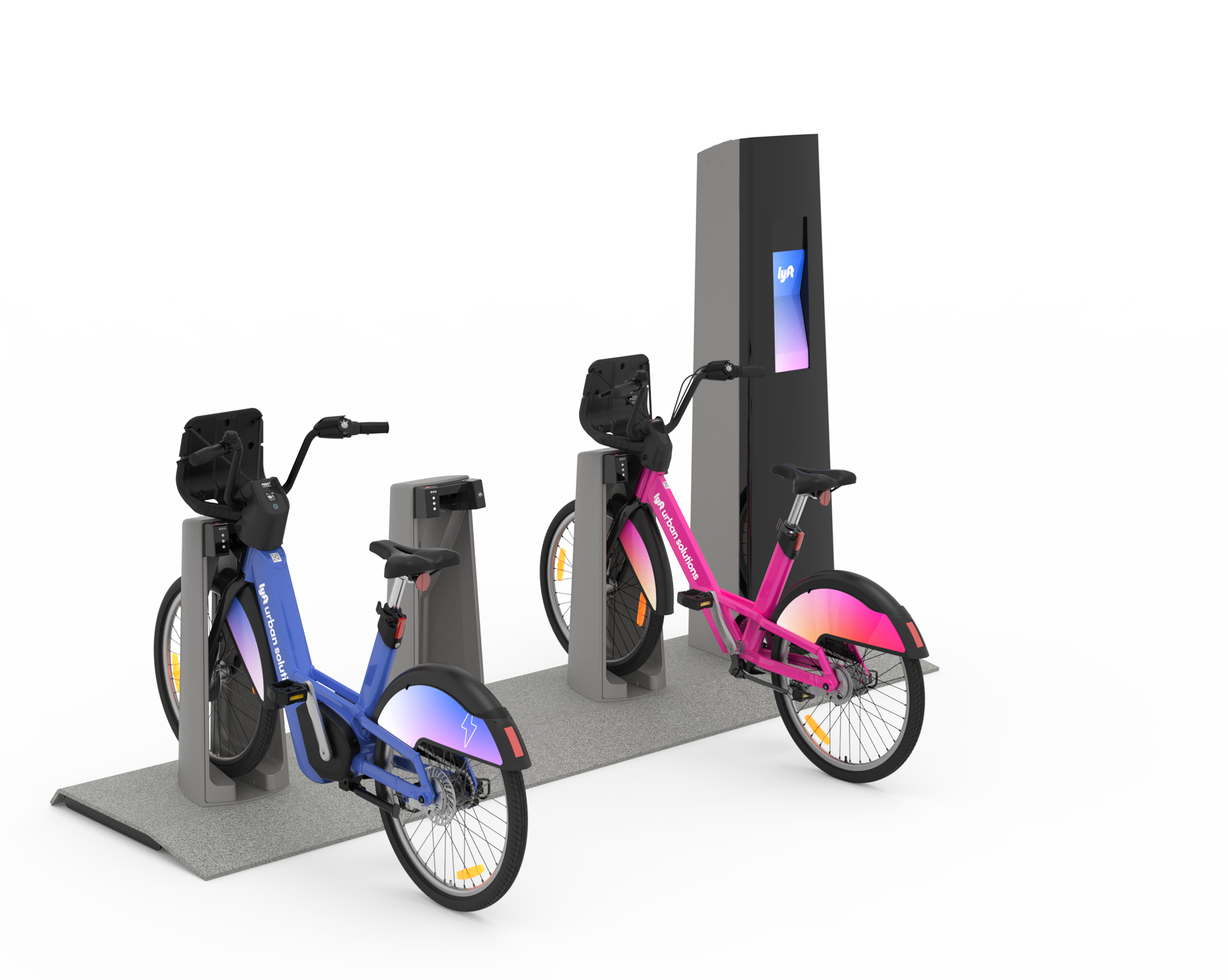 Orange mechanical bike Lyft Urban Solutions, FIT