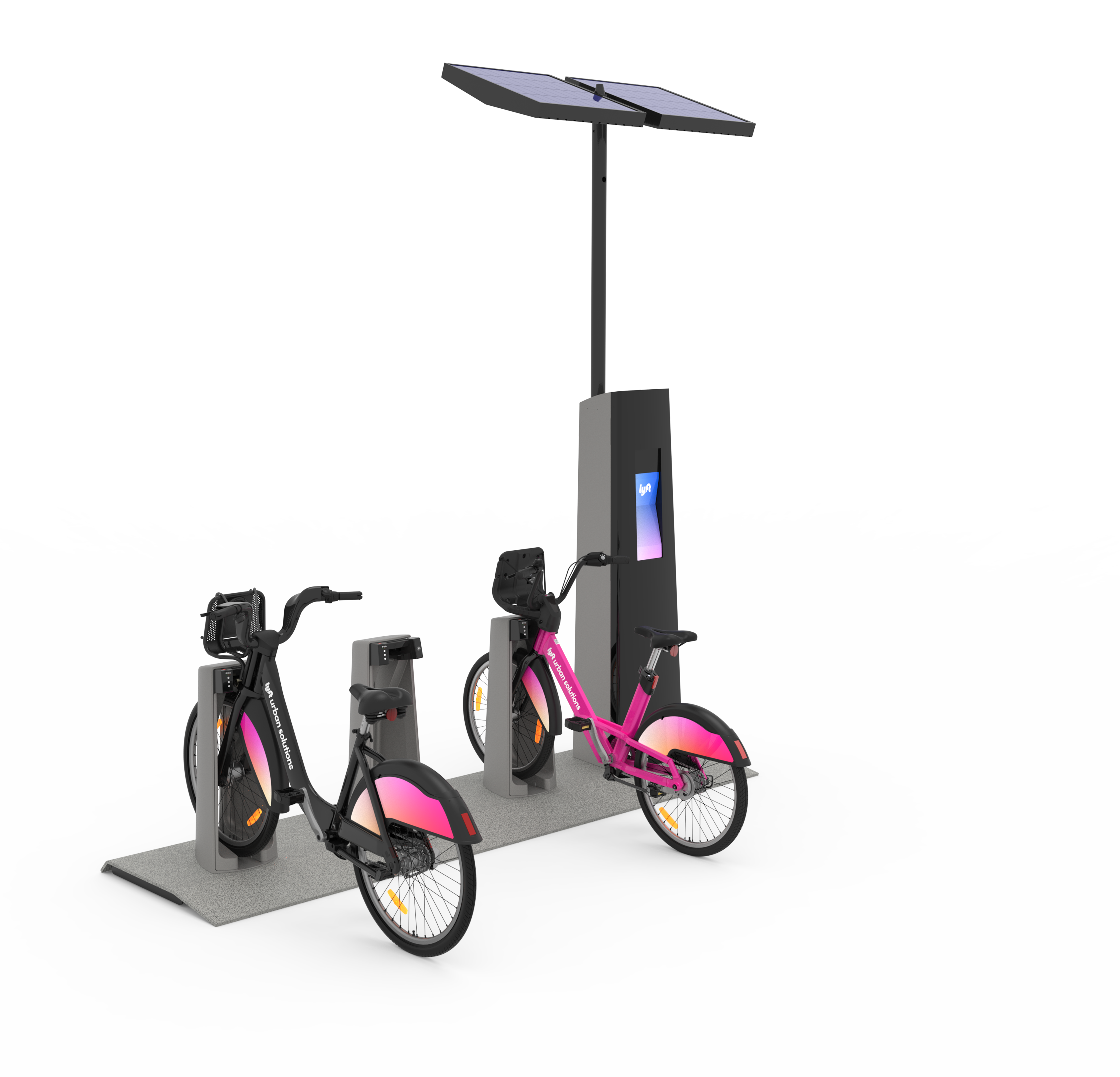 Orange mechanical bike Lyft Urban Solutions, FIT